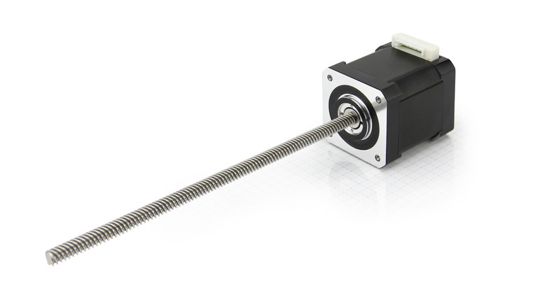 nema 17 external linear actuator with rotating screw (driven screw)