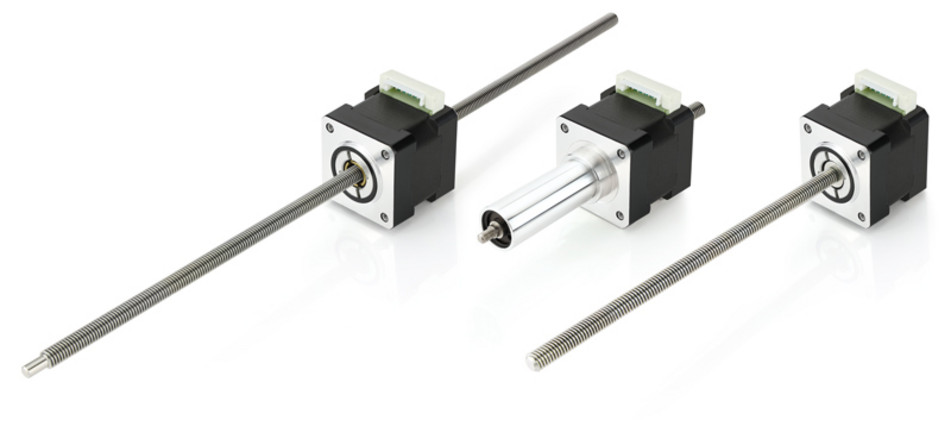 Captive, non-captive and external linear actuators for laboratory and medical equipment